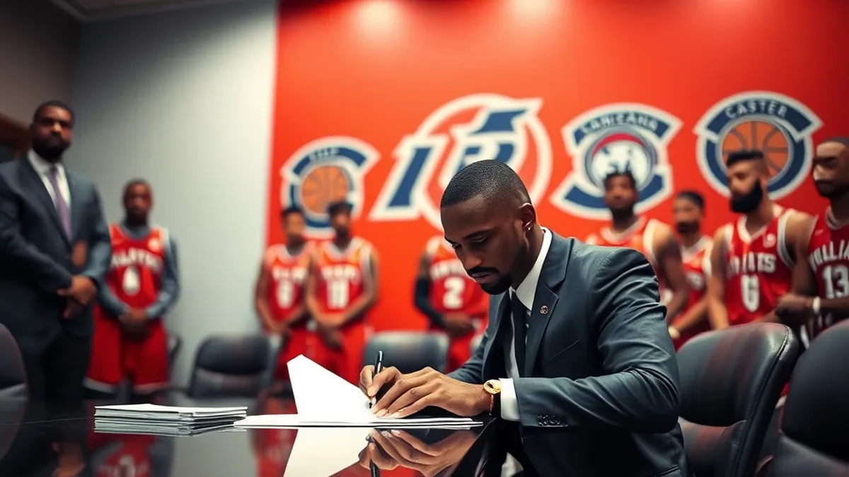 New Orleans Pelicans sign Garrett Temple as assistant coach, reuniting him with former head coach Willie Green on the...